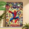 Металлическая табличка Marvel Superhero с Халком добавляет яркие элементы в тематическую комнату, идеально подходит для стен, классных комнат, домов, О