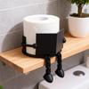 PP Toilet Paper Holder Black White Vertical Tissue Holder New Roll Towel Stand Bathroom Use