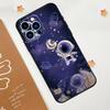 Милый чехол для телефона с галактическим астронавтом для iPhone 17 Pro Max 14 11 15 16 Pro Max 13 12 mini 16 Plus 16e 17 Air Funda