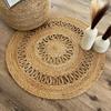 Round Jute Rug Handmade Natural Rug for Any Space Look Rustik Decor For Any Space Area Look Emporioum