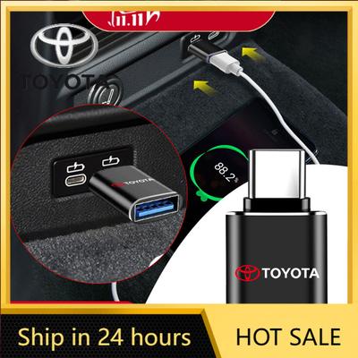 Для Toyota 2026 Новые колпаки на диски Для Toyota Rav4 Corolla Camry Aqua Yaris Cross Auris TRD Chr Prado Автомобильный USB-кабель Конвертер OTG Ada