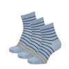 Носки Okamoto Super SOX Odorless Striped Cropped 24-Hour, набор из 3 пар, длина, O595-800