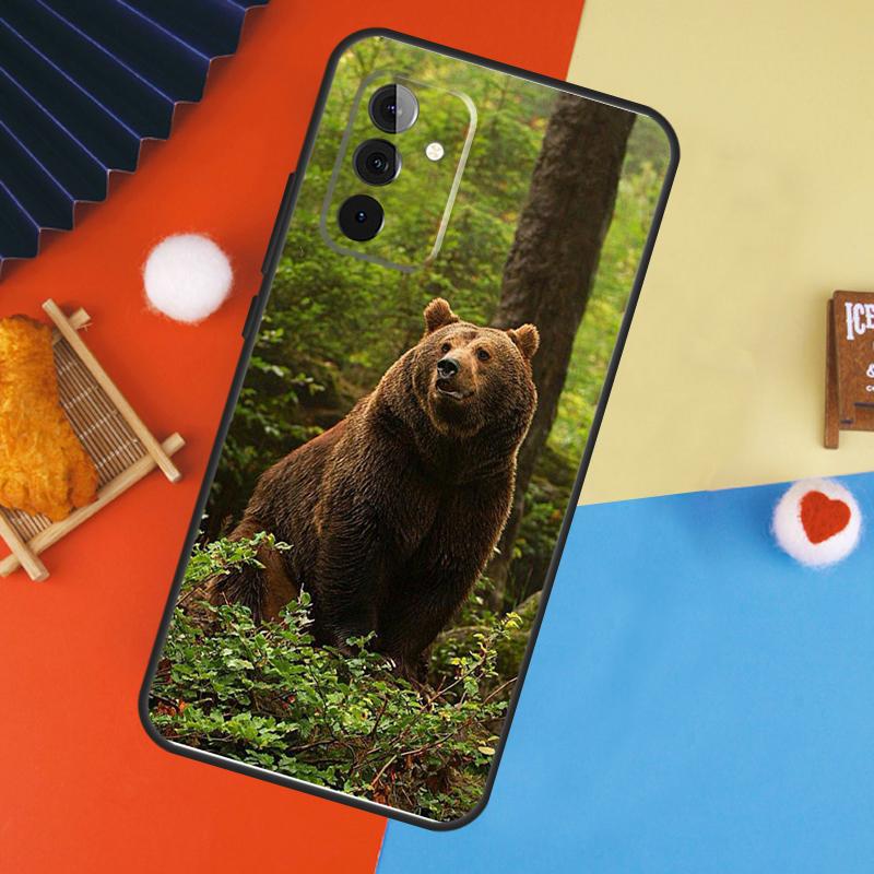 Grizzly Bear Case For Samsung Galaxy A16 A26 A36 A56 A17 A55 A35 A15 A52 A32 A12 A53 A33 A13 A14 A34 A54