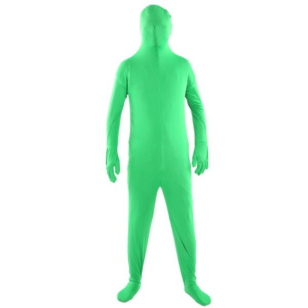 Зеленый костюм для фотосъемки всего тела Chromakey, унисекс для взрослых, зеленый костюм, эластичный фотокостюм
