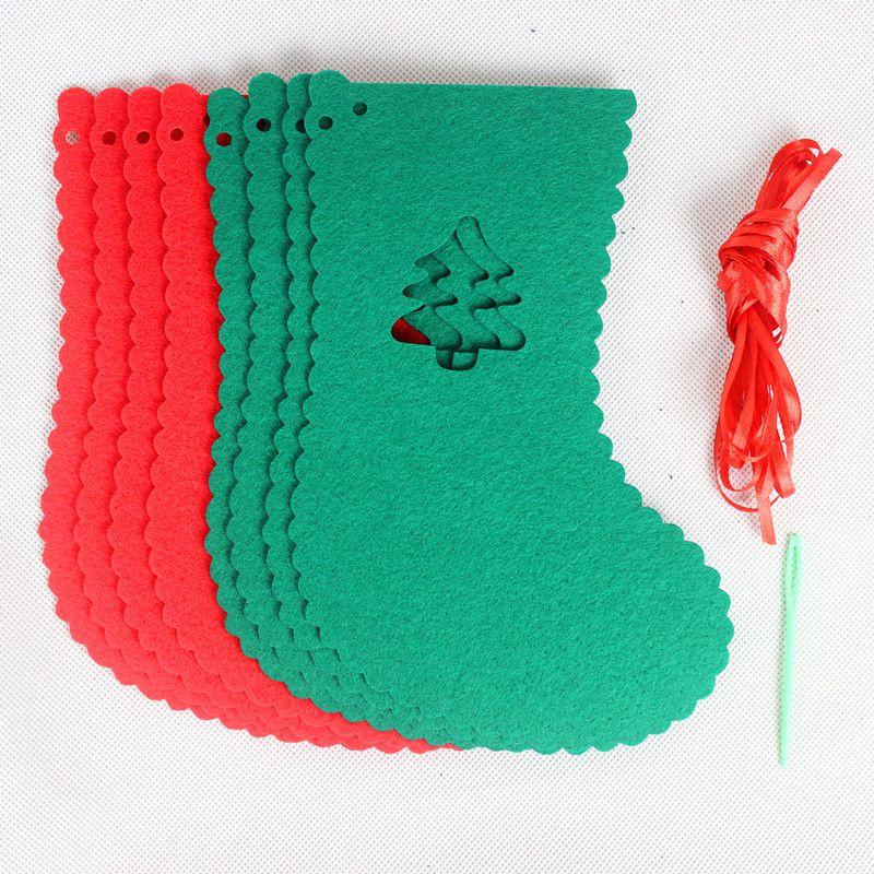 Festive Merry Christmas Bunting Hanging Banner Flag For Xmas Party Decoration