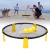 Мини Набор для игры в пляжный волейбол с насосом для досуга, развлечений, фитнеса, вечеринок