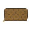 Used 12564 Zippy Wallet M82444 7940 Current LV Logo New Model Black Zip Around RFID Monogram Reverse Brown Unisex from