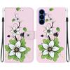 For Samsung Galaxy A57 5G Wallet Phone Case Anti-Drop Pattern Printing Leather Flip Cover with Strap