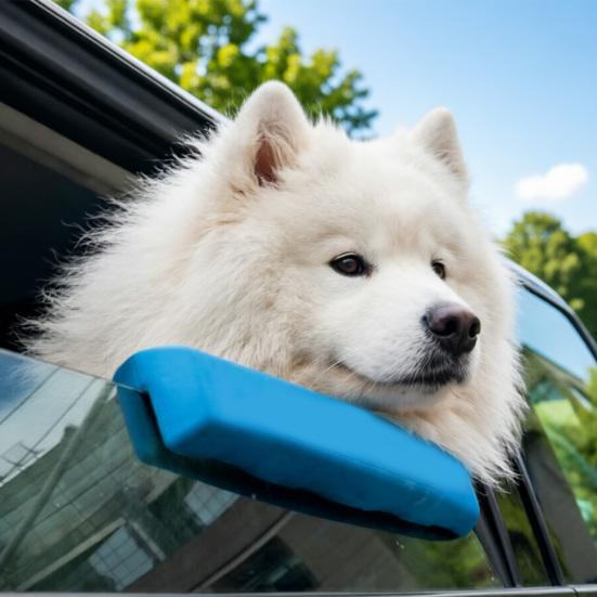 Window Dog Chin Rest, Soft Foam Cushion, Car Dog Chin Cushion, Safe Comfortable Rides, Waterproof Car Dog Accessories for Travel Road Trip Reduces