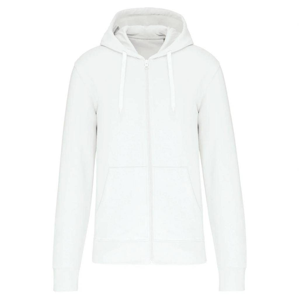 Kariban Мужская Экологичная Толстовка С Капюшоном На Молнии