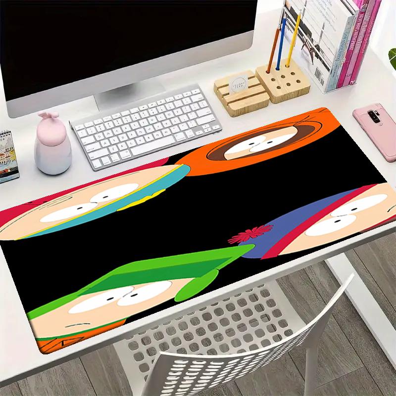 South Park Theme Mouse Pad, Non Slip Rubber Base, Multifunctional Office & Home Decor, Perfect for Workspace Personalization.
