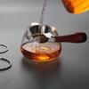 Transparent Glass Sharing Tea Cup Chinese Style Loose Leaf Tea Maker Milk Clear Tea Kettle  Office