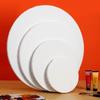 1Pcs Blank Round Painting Canvas Pure Cotton Painting Boards Durable Drawing Panels