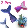2 Pcs Mermaid Tail Liquid Silicone Fondant Cake Mold DIY Creative Silicone Baking Mold Chocolate Mol