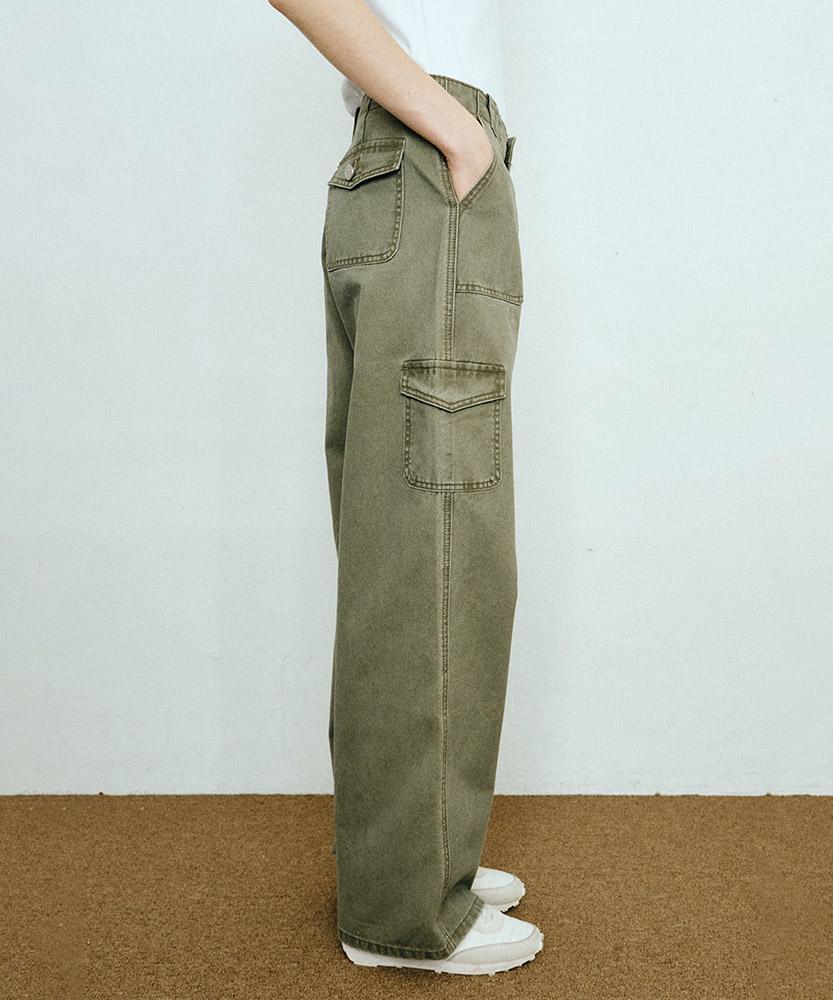 AAU Washed Cargo Pants_Khaki