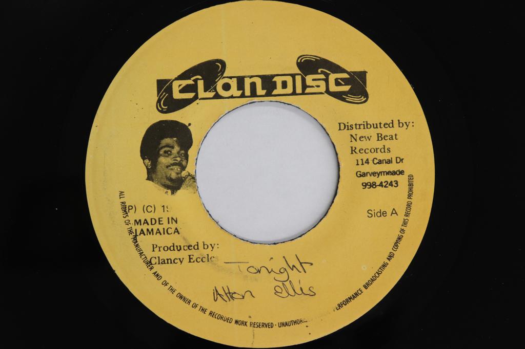7inch Record ALTON ELLIS - Feeling Inside NONE CLAN DISC 1970 Jamaica Reggae, Ska & Dub Used