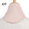 Cold Weather Neck Protector Thermal Warmer for Winter Weather, Silk Velvet Wrap, Fleece Lined Windproof Scarf Gaiter with Hidden Snap Fastening