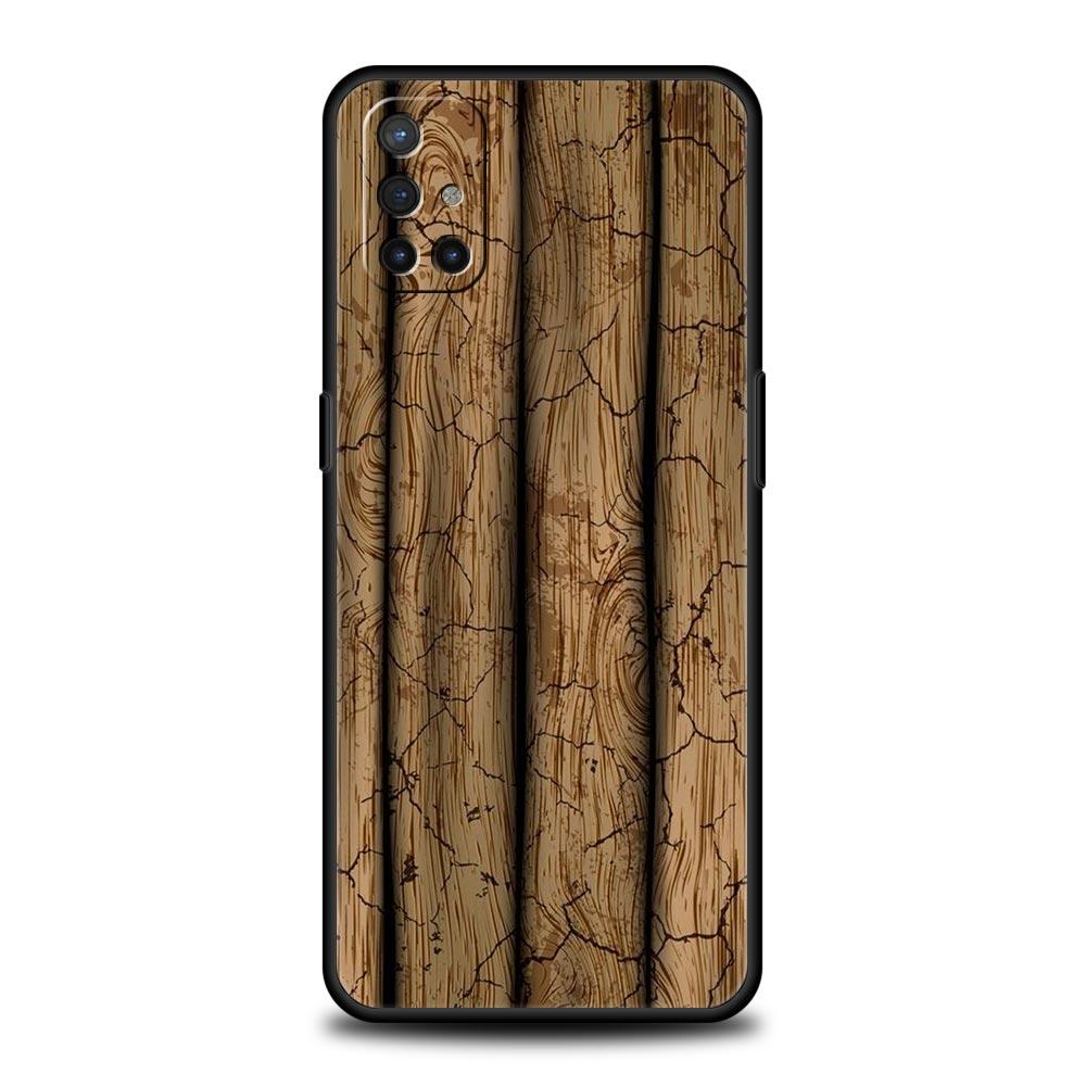 Винтажный Чехол Для Телефона С Рисунком Под Дерево Для Oneplus 13R 13 12R 11 10T 10R Nord N100 N200 N10 10 9 9R 9RT CE 3 2 Z Pro 5G Мягкий ТПУ