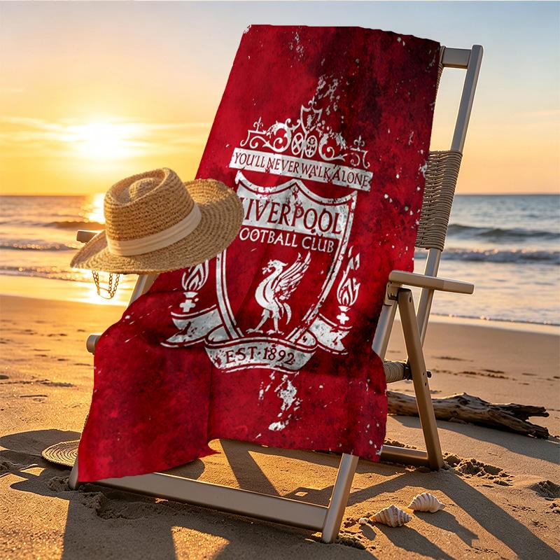 football club.C Print Beach Towel Design, Soft, Lightweight. for Home Bathroom, Spa, Pool, Yoga, Surfing, Camping, Gift for Family, Friend