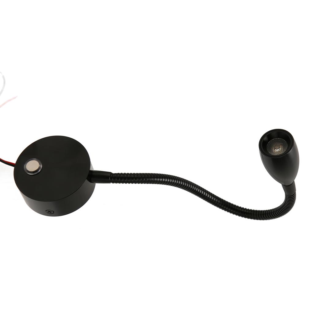 LED RV Gooseneck Bed Light with USB Port Type C Port Touch Control DC12?24V Soft Light RV Bedside