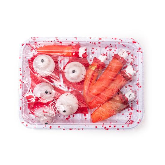 Реалистичный поддельный орган тела, жуткая пластиковая модель человеческого сердца и мозга для мероприятий в стиле хоррор, домов с привидениями, баров, вечеринок на Хэллоуин, реквизит