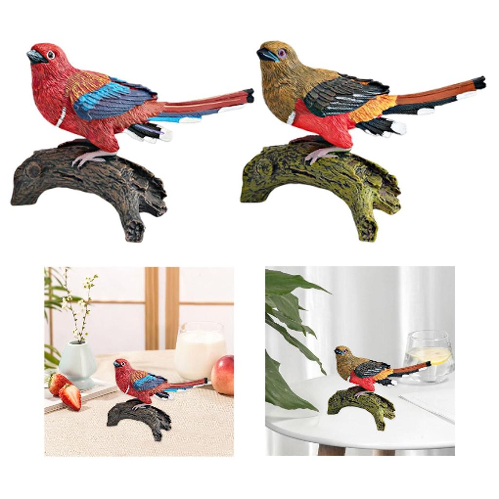 Realistic Bird Figure for Children Collection Decoration Miniature Bird Figurine for Desktop Home Garden Birthday Party Favor