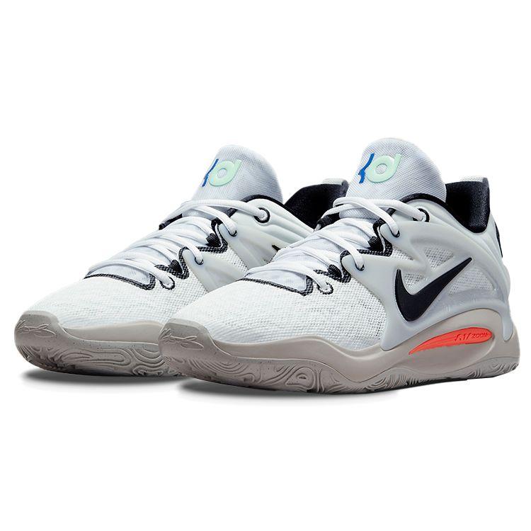 Nike Кроссовки унисекс KD 15 EP Brooklyn Nets Белый Черный Серо-Туманный DM1054-100