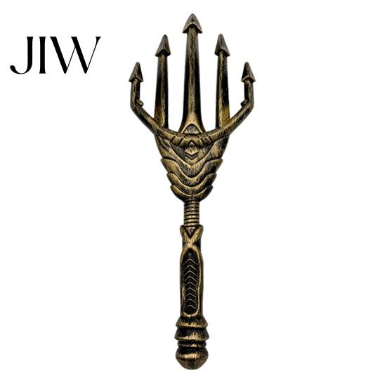 Durable Cosplay Spear Halloween Five-pronged Toy, Lightweight Handheld Plastic Five-tined Toy Fork, Weapon Props for Costume Party Stage Performance