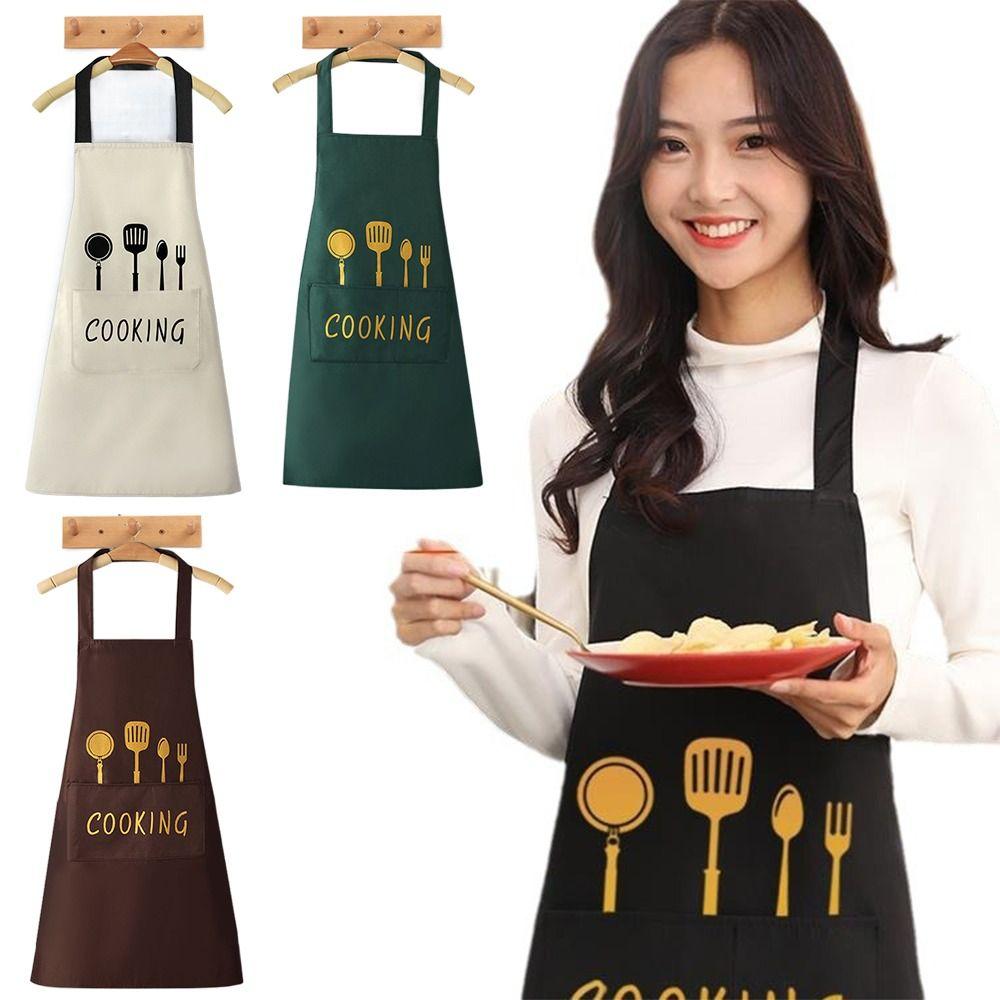 PVC Apron Waterproof Cooking Work Clothes New Kitchen Smock