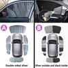 Автомобильный солнцезащитный козырек для Toyota Land Cruiser Prado 120 J120 MK3 2003~2009 LC120 FJ120 Защита от солнца Накладка на боковое стекло Автоаксессуары 2005