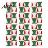 Peel Stick Floor Tiles 12Pcs Self?Adhesive Tile Stickers, 2D Waterproof Oil?Proof Wall Decals with Wear Resistant Decorative Sheets Xmas Tree Faux
