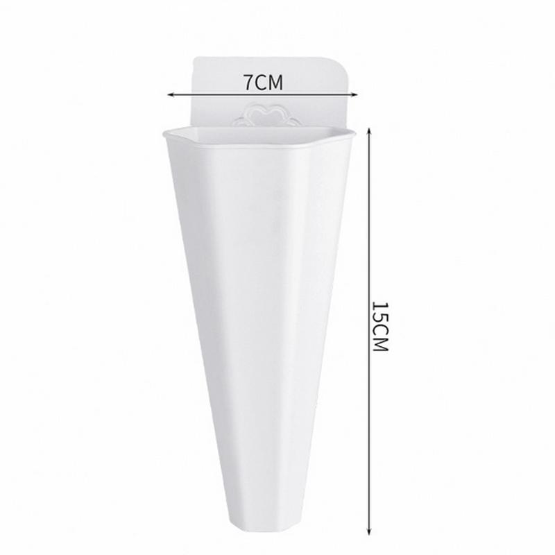 Wall Vase Interior Levitating Vase Artificial Flower Basket Wall Planter Hanging Vases Home Decoration Storage Organizer Pot