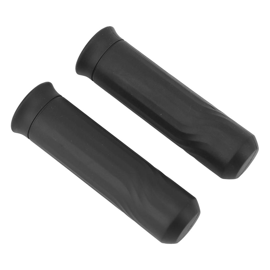 1 Pair Handlebar Grip Rubber Handle Grip Cover Shockproof Replacement Electric Scooter Accessories for NIU KQi2 KQi3