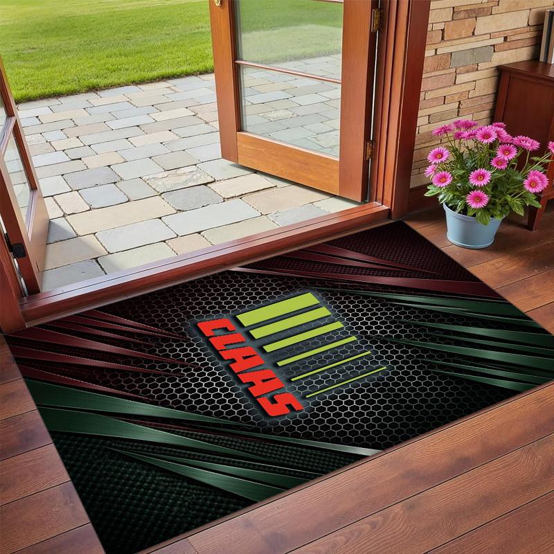 CLAAS Print Crystal Velvet Plush Rug Wear?Resistant Anti?Slip Floor Mat For Indoor Household Decoration