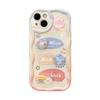 Милая мультяшная цепочка для чехла iPhone 16ProMax iPhone15 нишевый 14 трехмерный 13 продвинутое чувство