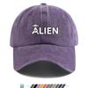pc Alien Alien Creature Letter Print Baseball Cap Trucker Hat Comfortable Breathable Fashionable Beautiful Cartoon Game Blac