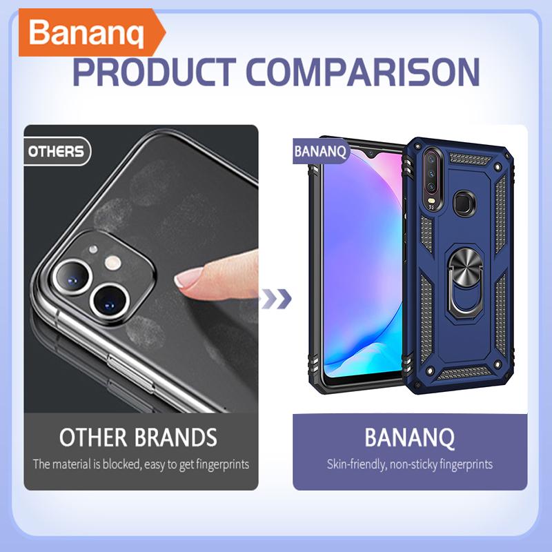 Противоударный чехол-кронштейн Peaktop Armor для VIVO Y17 Y15 Y12 V15 Pro X21 X23 X27 с металлическим кольцом-подставкой для VIVO Nex A