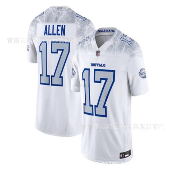 Bills BUFFALO BILLS No. 17 ALLEN No. 0 #4, men's competitive football jersey