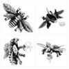 [Shinjuku Gin no Kura] Bee Stud Earrings, 925 Silver, Single Earring, 3D Realistic Insect, Living Creature Item