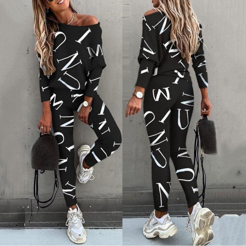 Tracksuit Women Set Jogger Summer Pants Sets Two Piece Set Pants Suit