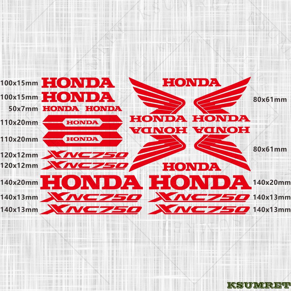 cwcr1 For Honda Motorcycle Stickers NC750X Logo Decal Waterproof