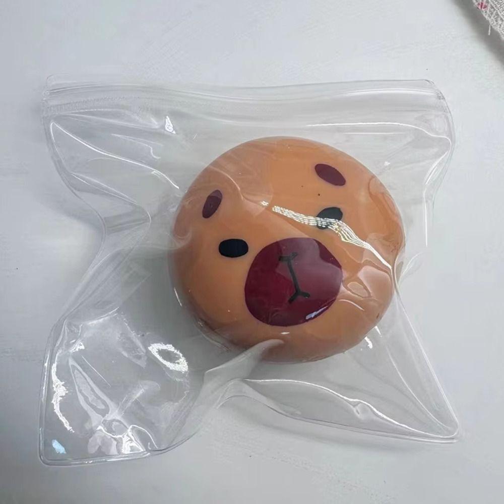Cute Small Slow Rebound Balls Animal Fidget Sensory Toys Capybara Squeeze Toys Children Gifts