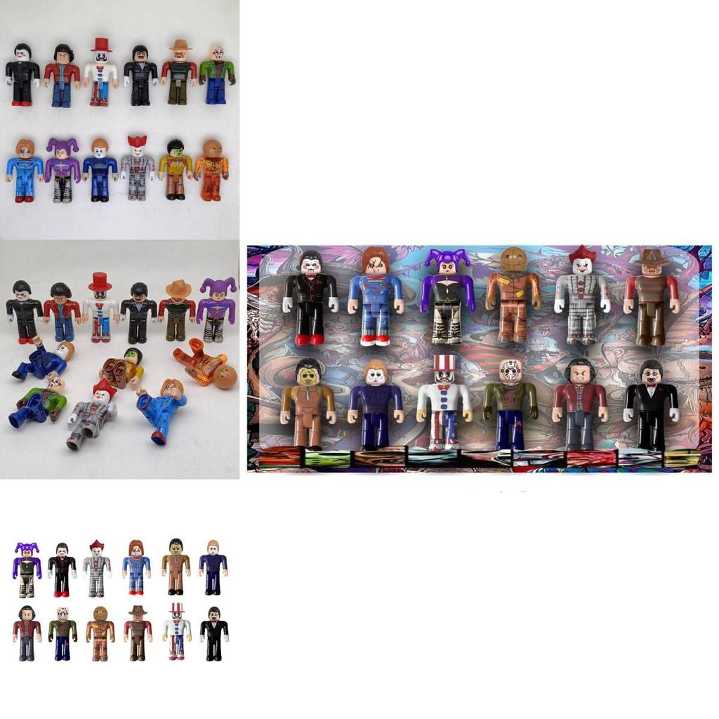 Набор пластиковых фигурок Roblox 8-9 см в стиле виртуального хоррора для коллекционеров и детей. Персонажи в комплекте.)