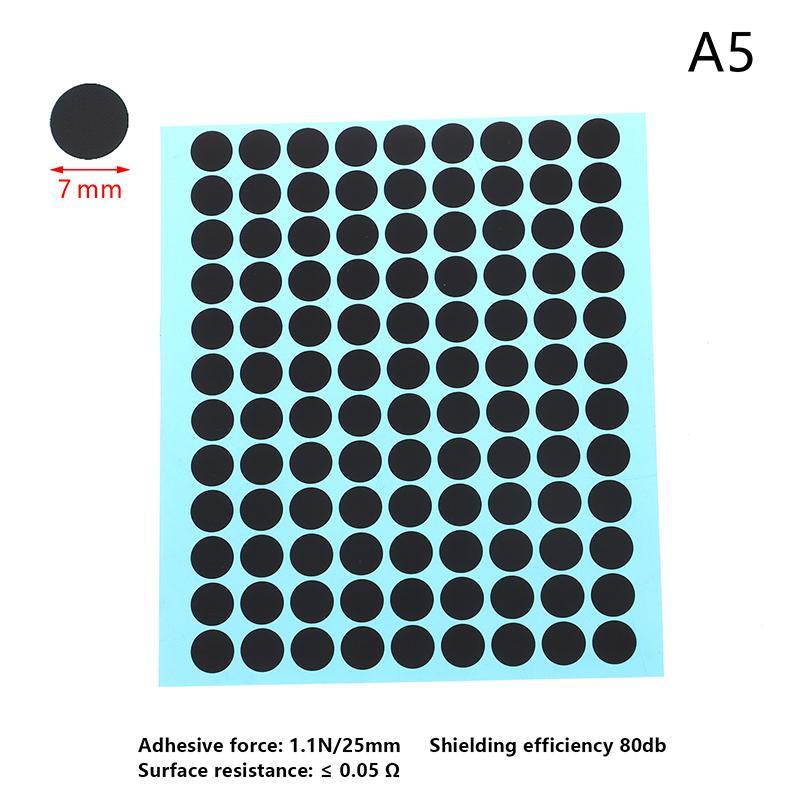 Diameter 1.5/2/3.5/7/8/9MM Black Conductive Rubber Pads Keypad Repair Kit For IR Remote Control Conductive Rubber Buttons'