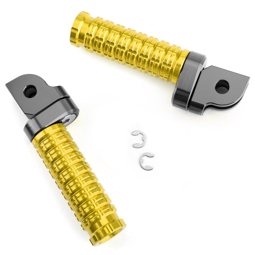 Front Footpegs For Yamaha MT-03 MT/FZ07 MT/FZ09 MT/FZ10 FZ8 FZ1 Tracer900