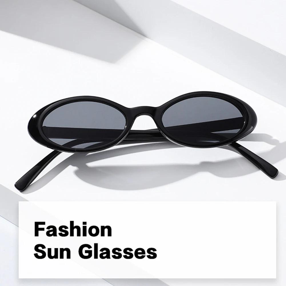 Women Vintage Oval Sunglasses Fashion Leopard Brown Print Stylish Sun Glasses Female Colorful Shades Eyewear