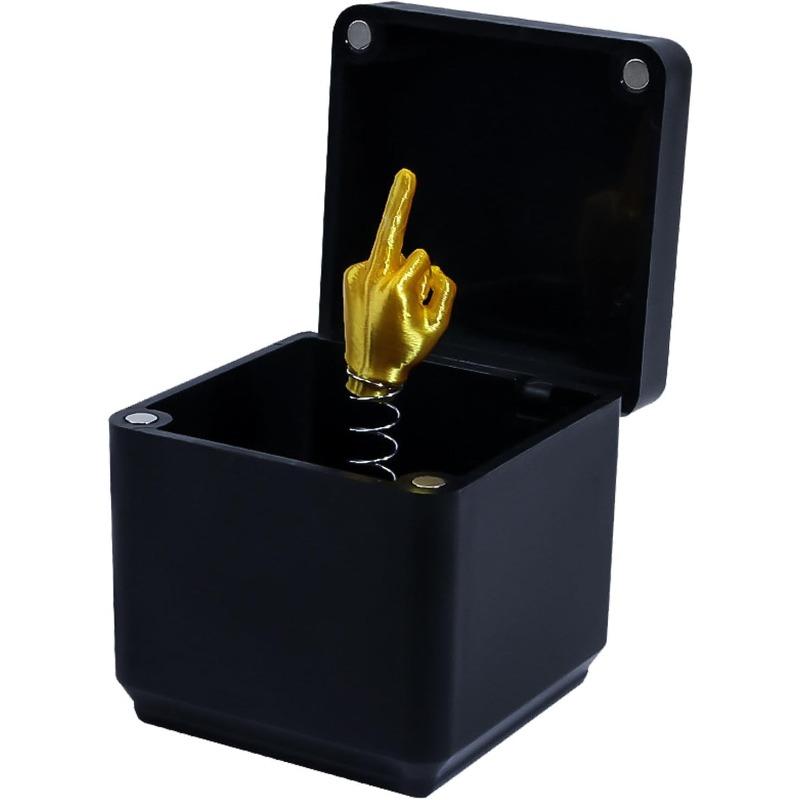 Funny Gifts Creative Interesting Prank Gift Middle Finger In Box Box Office Desk Decoration Home Decoration Gifts for Guests