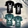 Милые графические футболки с персонажами Hollow Knight Мужская повседневная свободная футболка с коротким рукавом Харадзюку Персонализированная уличная одежда Детская одежда