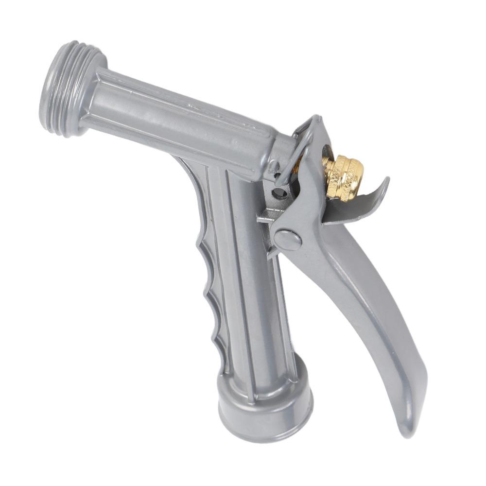 Zinc Alloy Garden Hose Nozzle High Pressure Adjustable Pressure Nozzle  Watering Plants
