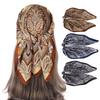 Paisley Silk Square Scarf: Unisex Neck Accessory for Summer